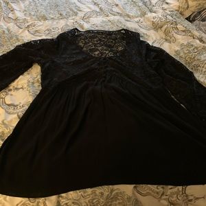 Black lace top